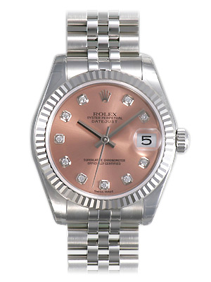 Rolex Datejust Series Unisex Automatic Midsize Wristwatch 178274-PDJ Rolex Datejust Series Unisex Automatic Midsize Wristwatch 178274-PDJ