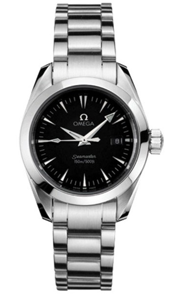 Omega Seamaster Aqua Terra Series Ladies Stainless Steel Wristwatch-2577.50.00 Omega Seamaster Aqua Terra Series Ladies Stainless Steel Wristwatch-2577.50.00
