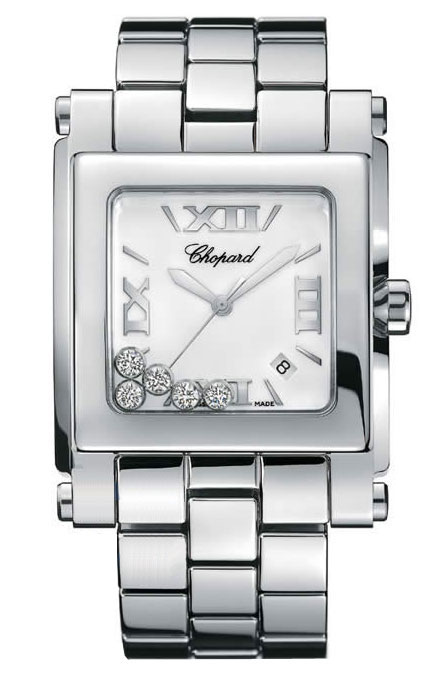 Chopard Happy Sport Series Square Diamond Ladies Swiss Quartz Watch 288467 Chopard Happy Sport Series Square Diamond Ladies Swiss Quartz Watch 288467