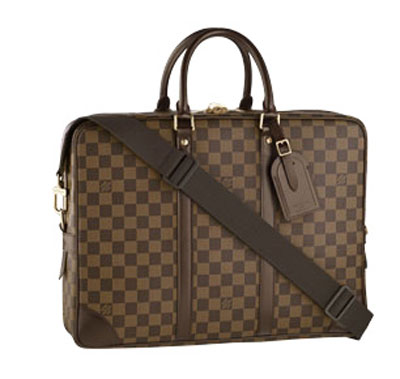 Louis Vuitton Damier Ebene Canvas Porte Documents Voyage GM N41122 Louis Vuitton Damier Ebene Canvas Porte Documents Voyage GM N41122