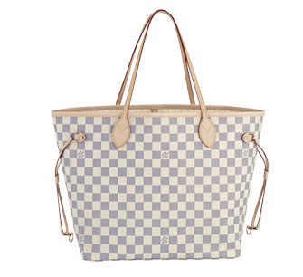 Louis Vuitton Damier Azur Canvas Neverfull MM N51107 Louis Vuitton Damier Azur Canvas Neverfull MM N51107