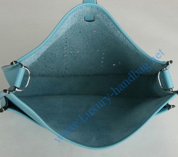 Hermes Evelyne Bag Blue 1032 Hermes Evelyne Bag Blue 1032