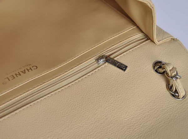 Chanel Original Caviar Leather Jumbo Flap Bag A47600 Apricot