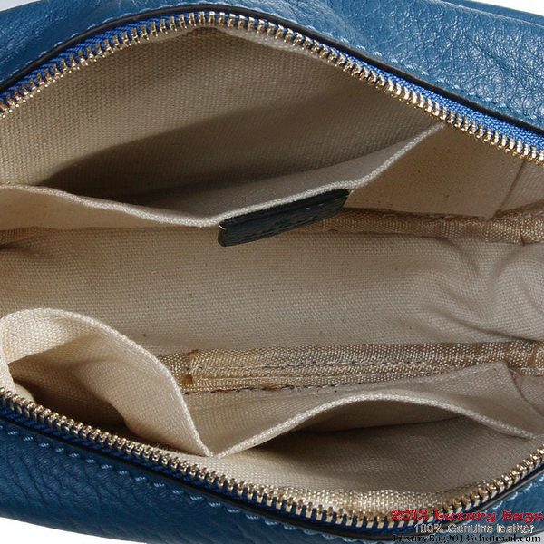 Gucci 308364 A7M0G 4316 Soho Periwinkle Leather Disco Bag Gucci 308364 A7M0G 4316 Soho Periwinkle Leather Disco Bag