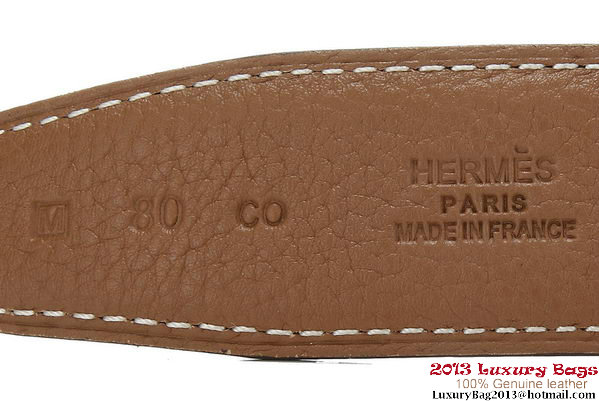 Hermes 43mm Original Calf Leather Belt HB101-3 Hermes 43mm Original Calf Leather Belt HB101-3
