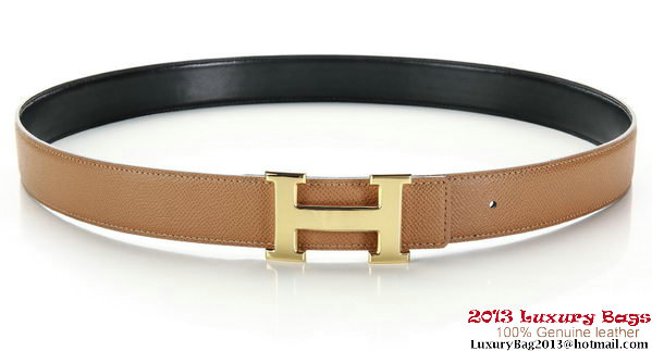 Hermes 43mm Saffiano Leather Belt HB102-4