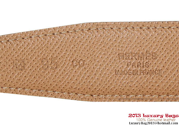 Hermes 43mm Saffiano Leather Belt HB102-4 Hermes 43mm Saffiano Leather Belt HB102-4