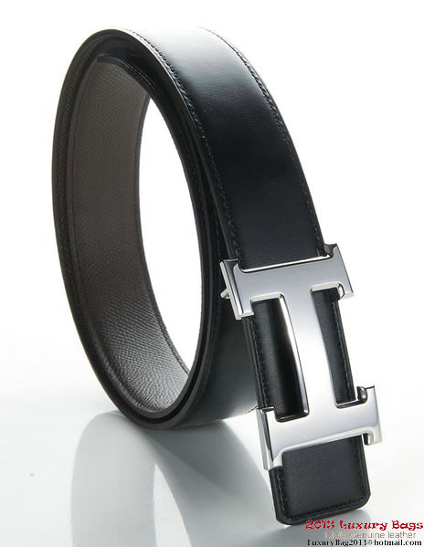 Hermes 43mm Saffiano Leather Belt HB102-7 Hermes 43mm Saffiano Leather Belt HB102-7