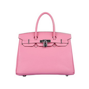 Hermes Birkin 30CM Tote Bags Pink Togo Leather Silver Hermes Birkin 30CM Tote Bags Pink Togo Leather Silver