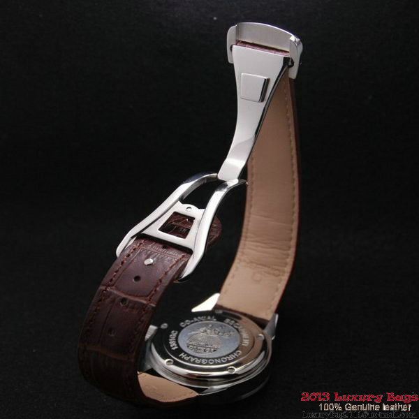 OMEGA DE VILLE Automatic Chronometer Steel on Brown Leather Strap OM77203 OMEGA DE VILLE Automatic Chronometer Steel on Brown Leather Strap OM77203