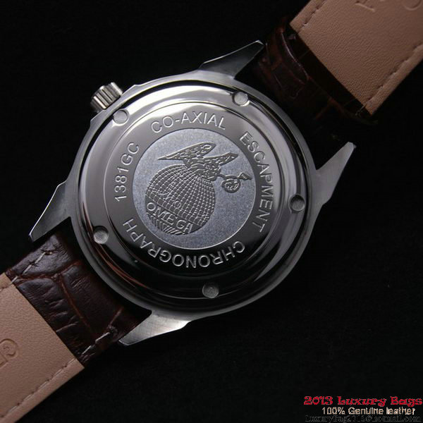 OMEGA DE VILLE Automatic Chronometer Steel on Brown Leather Strap OM77203 OMEGA DE VILLE Automatic Chronometer Steel on Brown Leather Strap OM77203