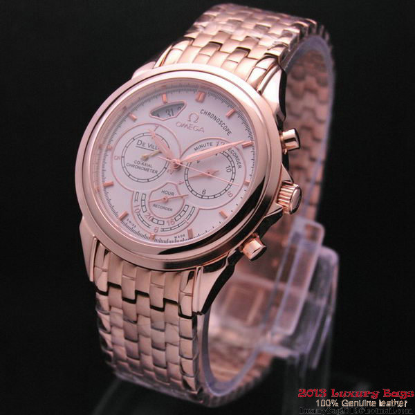 OMEGA DE VILLE CO-AXIAL CHRONOSCOPE Red Gold on Red Gold Strap OM77432 OMEGA DE VILLE CO-AXIAL CHRONOSCOPE Red Gold on Red Gold Strap OM77432