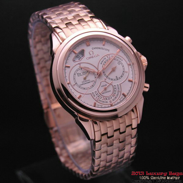 OMEGA DE VILLE CO-AXIAL CHRONOSCOPE Red Gold on Red Gold Strap OM77432 OMEGA DE VILLE CO-AXIAL CHRONOSCOPE Red Gold on Red Gold Strap OM77432