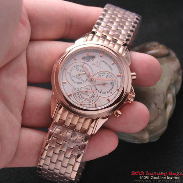 OMEGA DE VILLE CO-AXIAL CHRONOSCOPE Red Gold on Red Gold Strap OM77432 OMEGA DE VILLE CO-AXIAL CHRONOSCOPE Red Gold on Red Gold Strap OM77432