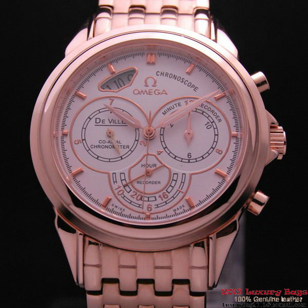 OMEGA DE VILLE CO-AXIAL CHRONOSCOPE Red Gold on Red Gold Strap OM77432 OMEGA DE VILLE CO-AXIAL CHRONOSCOPE Red Gold on Red Gold Strap OM77432