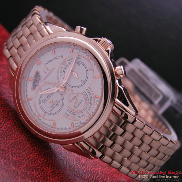 OMEGA DE VILLE CO-AXIAL CHRONOSCOPE Red Gold on Red Gold Strap OM77432 OMEGA DE VILLE CO-AXIAL CHRONOSCOPE Red Gold on Red Gold Strap OM77432