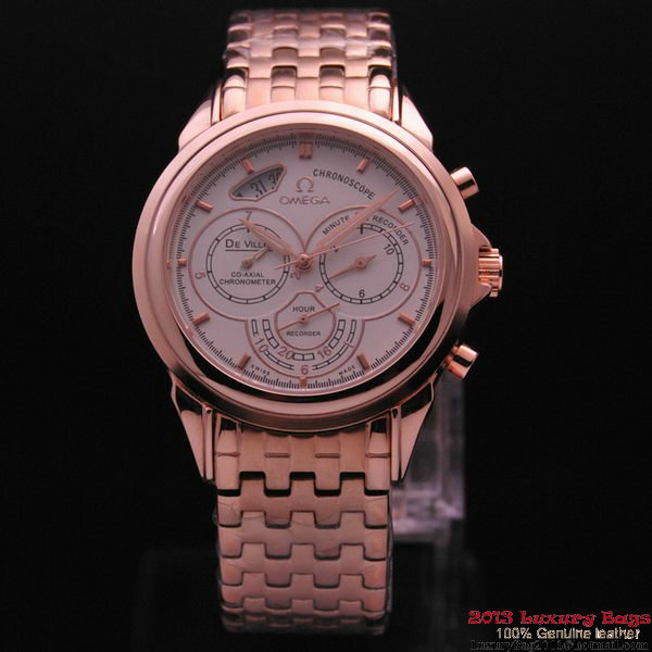 OMEGA DE VILLE CO-AXIAL CHRONOSCOPE Red Gold on Red Gold Strap OM77432 OMEGA DE VILLE CO-AXIAL CHRONOSCOPE Red Gold on Red Gold Strap OM77432