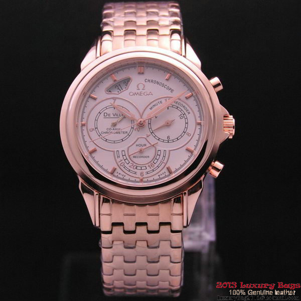 OMEGA DE VILLE CO-AXIAL CHRONOSCOPE Red Gold on Red Gold Strap OM77432 OMEGA DE VILLE CO-AXIAL CHRONOSCOPE Red Gold on Red Gold Strap OM77432