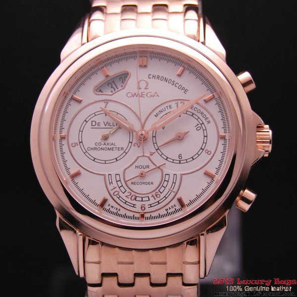 OMEGA DE VILLE CO-AXIAL CHRONOSCOPE Red Gold on Red Gold Strap OM77432 OMEGA DE VILLE CO-AXIAL CHRONOSCOPE Red Gold on Red Gold Strap OM77432