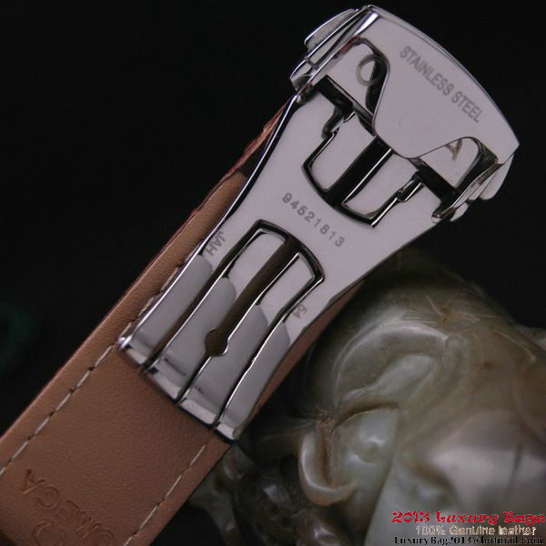 OMEGA DE VILLE CO-AXIAL CHRONOSCOPE Steel on Brown Leather Strap OM77404 OMEGA DE VILLE CO-AXIAL CHRONOSCOPE Steel on Brown Leather Strap OM77404