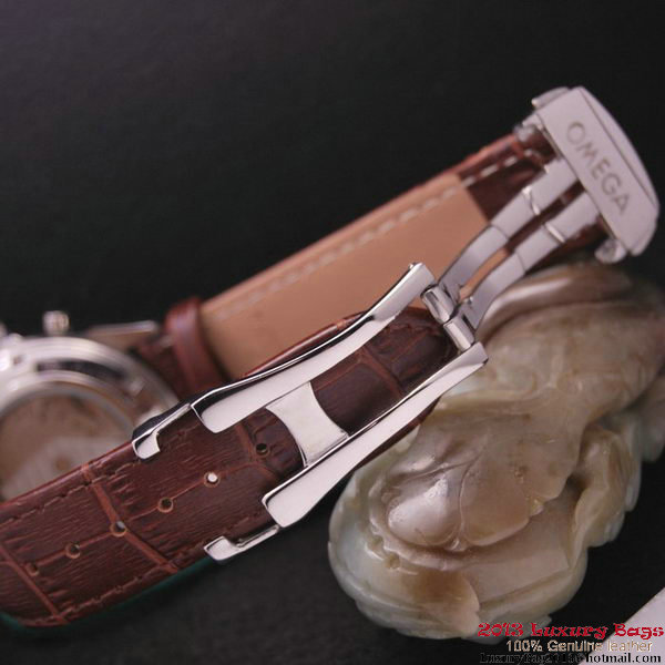 OMEGA DE VILLE CO-AXIAL Chronometer Red Gold on Brown Leather Strap OM77511 OMEGA DE VILLE CO-AXIAL Chronometer Red Gold on Brown Leather Strap OM77511