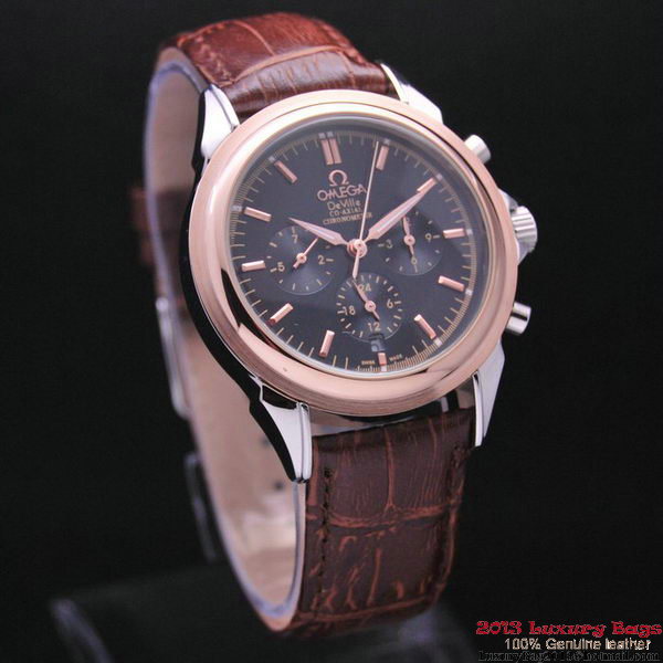 OMEGA DE VILLE CO-AXIAL Chronometer Red Gold on Brown Leather Strap OM77511 OMEGA DE VILLE CO-AXIAL Chronometer Red Gold on Brown Leather Strap OM77511