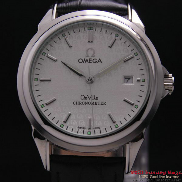 OMEGA DE VILLE Chronometer Steel on Black Strap OM77306 OMEGA DE VILLE Chronometer Steel on Black Strap OM77306