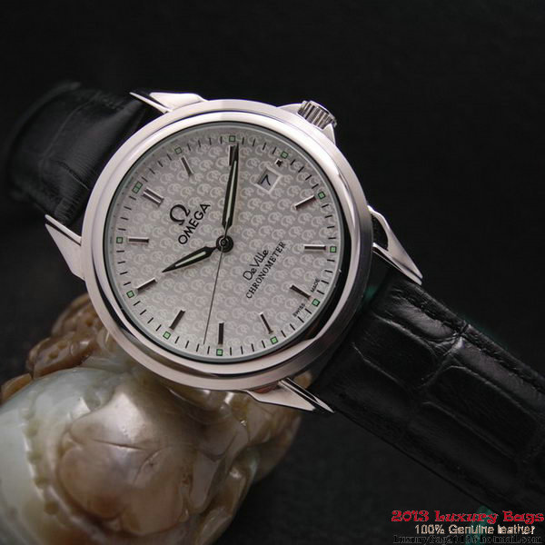 OMEGA DE VILLE Chronometer Steel on Black Strap OM77306 OMEGA DE VILLE Chronometer Steel on Black Strap OM77306