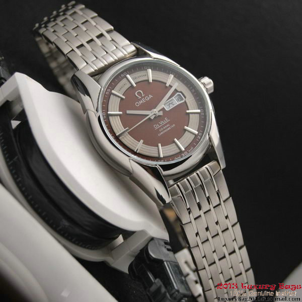 OMEGA DE VILLE HOUR VISION ANNUAL CALENDAR Steel on Steel Strap OM77116 OMEGA DE VILLE HOUR VISION ANNUAL CALENDAR Steel on Steel Strap OM77116