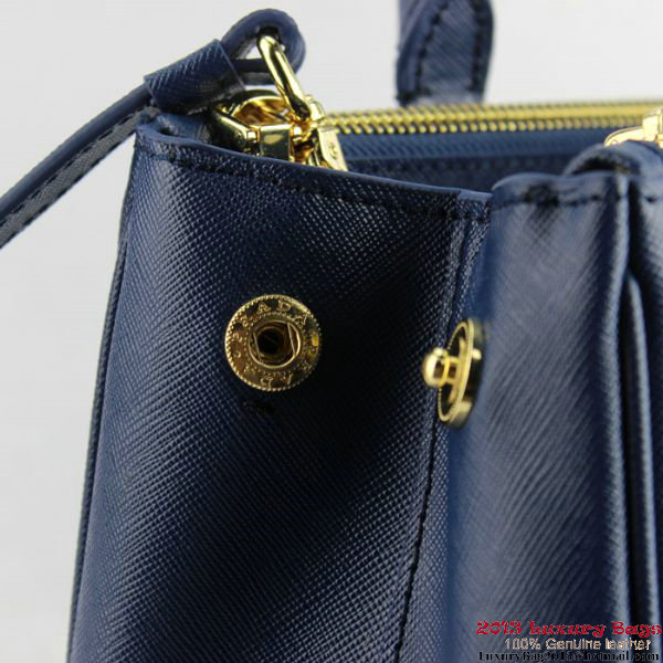 2013 Prada Saffiano Tote Bag 1801 Blue 2013 Prada Saffiano Tote Bag 1801 Blue