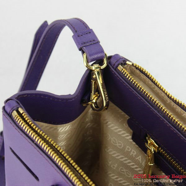 2013 Prada Saffiano Tote Bag 1801 Purple 2013 Prada Saffiano Tote Bag 1801 Purple