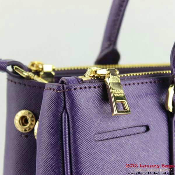 2013 Prada Saffiano Tote Bag 1801 Purple 2013 Prada Saffiano Tote Bag 1801 Purple