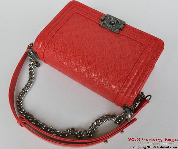 Boy Chanel Flap Shoulder Bag Classic Cannage Patterns A67086 Red Boy Chanel Flap Shoulder Bag Classic Cannage Patterns A67086 Red