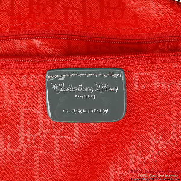 Lady Dior Bag Medium Bag Patent Leather D9603 Dark Grey Lady Dior Bag Medium Bag Patent Leather D9603 Dark Grey