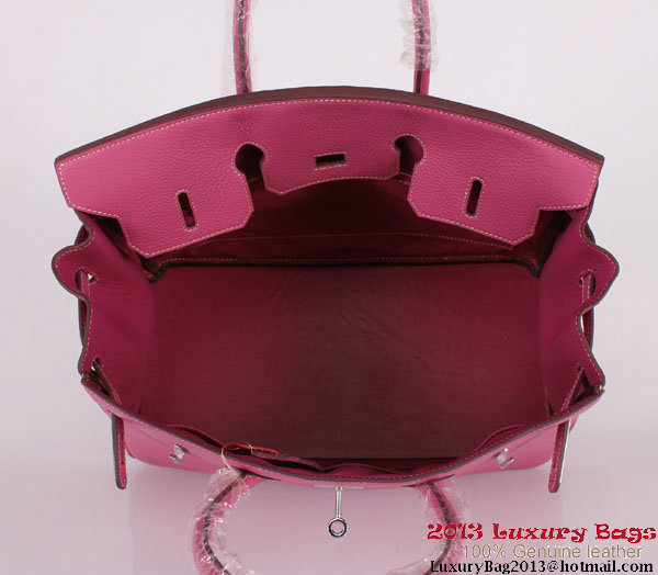 Hermes Birkin 35CM Tote Bag Clemence Leather H-35 Peach Hermes Birkin 35CM Tote Bag Clemence Leather H-35 Peach