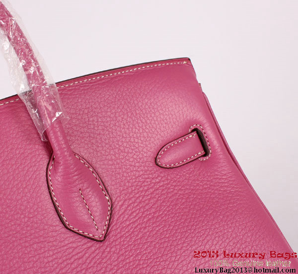Hermes Birkin 35CM Tote Bag Clemence Leather H-35 Peach Hermes Birkin 35CM Tote Bag Clemence Leather H-35 Peach