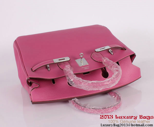 Hermes Birkin 35CM Tote Bag Clemence Leather H-35 Peach Hermes Birkin 35CM Tote Bag Clemence Leather H-35 Peach