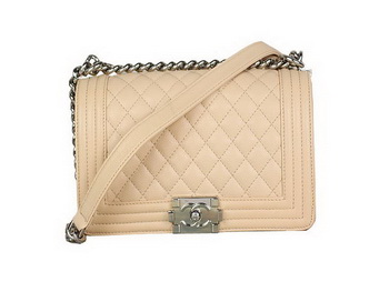 2013 Boy Chanel Flap Shoulder Bag Classic Cannage Patterns A67025 Apricot 2013 Boy Chanel Flap Shoulder Bag Classic Cannage Patterns A67025 Apricot