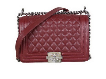 2013 Boy Chanel Flap Shoulder Bag Classic Cannage Patterns A67025 Burgundy 2013 Boy Chanel Flap Shoulder Bag Classic Cannage Patterns A67025 Burgundy