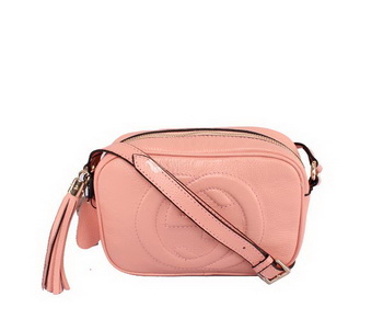 Gucci 308364 Soho Calf Leather Disco Bag Pink Gucci 308364 Soho Calf Leather Disco Bag Pink