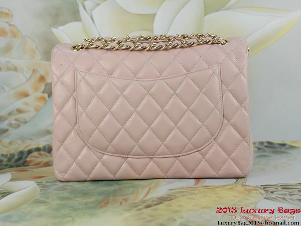 Chanel A01113 Classic Flap Bag Original Cannage Patterns Leather Pink Chanel A01113 Classic Flap Bag Original Cannage Patterns Leather Pink