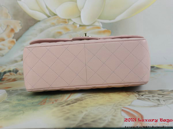 Chanel A01113 Classic Flap Bag Original Cannage Patterns Leather Pink Chanel A01113 Classic Flap Bag Original Cannage Patterns Leather Pink