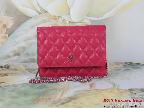 Chanel A33814 Original Cannage Leather mini Flap Bag Rose Chanel A33814 Original Cannage Leather mini Flap Bag Rose