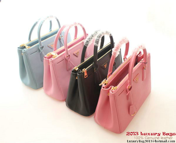 Prada Saffiano Leather 30cm Tote Bag BN1801 Light Blue Prada Saffiano Leather 30cm Tote Bag BN1801 Light Blue