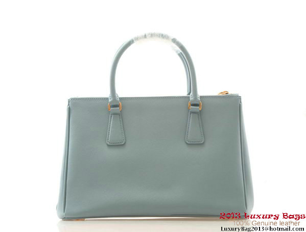 Prada Saffiano Leather 30cm Tote Bag BN1801 Light Blue Prada Saffiano Leather 30cm Tote Bag BN1801 Light Blue