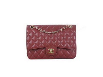 Chanel 2.55 Classic Flap Bag Bordeaux Original Cannage Patterns Leather Gold Chanel 2.55 Classic Flap Bag Bordeaux Original Cannage Patterns Leather Gold