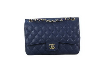 Chanel 2.55 Classic Flap Bag RoyalBlue Original Cannage Patterns Leather Gold Chanel 2.55 Classic Flap Bag RoyalBlue Original Cannage Patterns Leather Gold