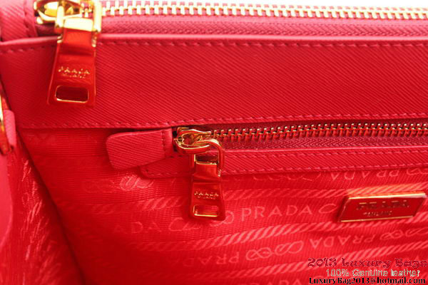 Prada Saffiano Leather 30cm Tote Bag BN1801 Red Prada Saffiano Leather 30cm Tote Bag BN1801 Red