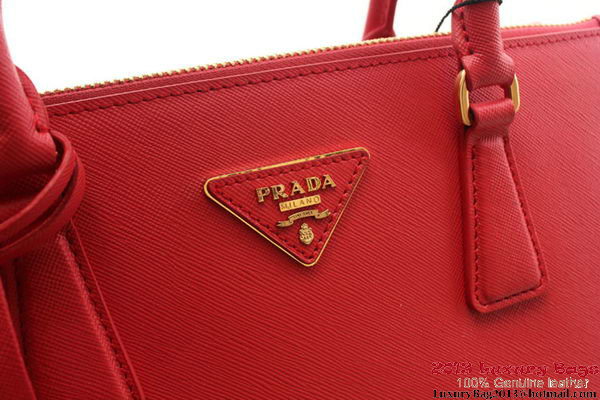 Prada Saffiano Leather 30cm Tote Bag BN1801 Red Prada Saffiano Leather 30cm Tote Bag BN1801 Red