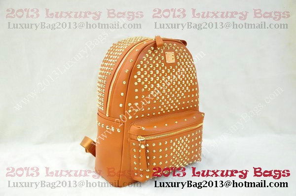 MCM Stark Backpack in Camel Grainy Leather MCM Stark Backpack in Camel Grainy Leather